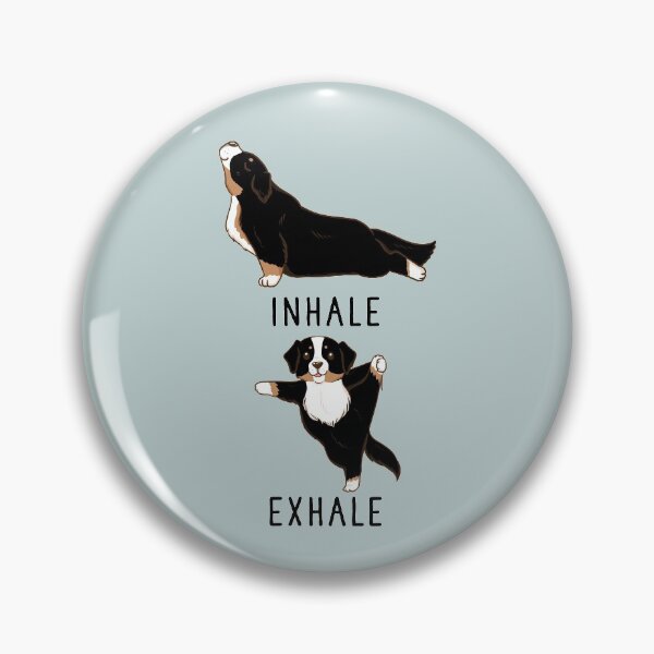 Item preview, Inhale Exhale Bernese Mountain Dog Yoga designed and sold by thepawster.