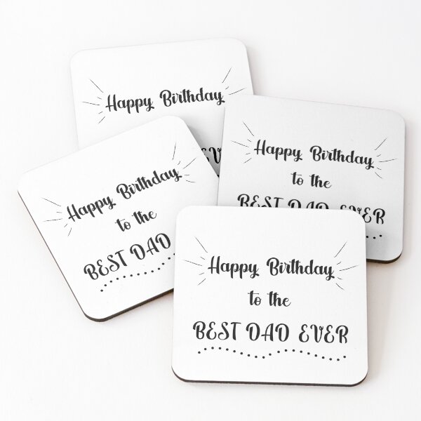 Item preview, Happy Birthday to the Best Dad Ever designed and sold by MikaelSh.