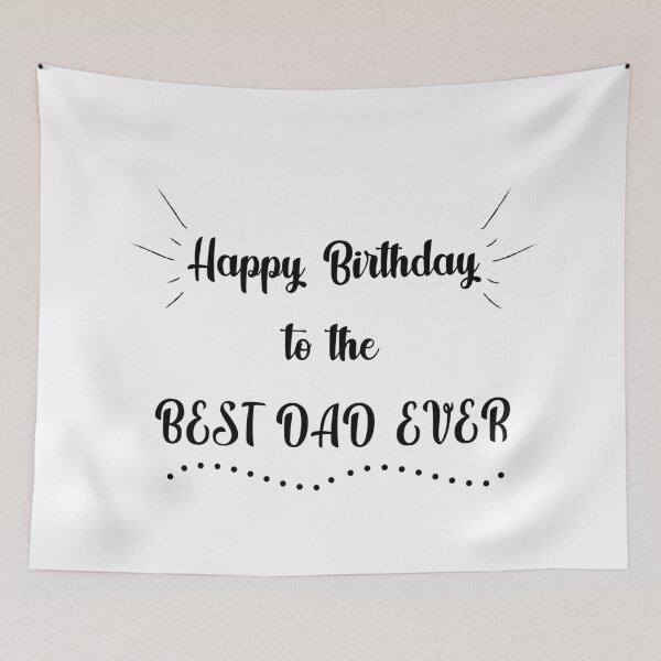 Item preview, Happy Birthday to the Best Dad Ever designed and sold by MikaelSh.