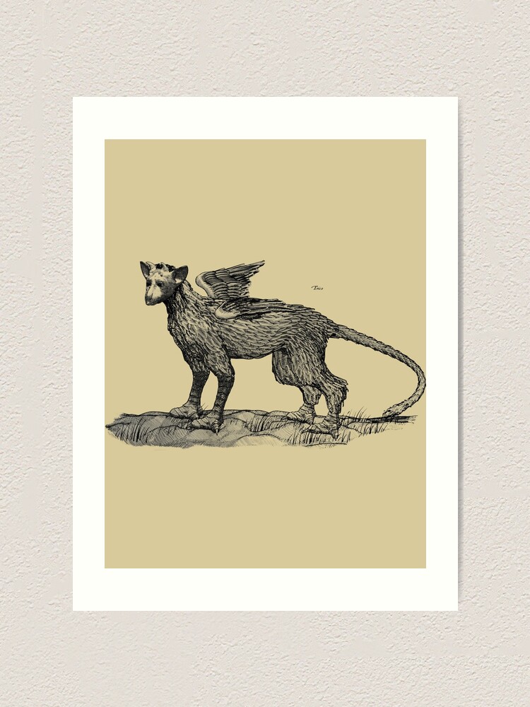 The Last Guardian Trico Art Print