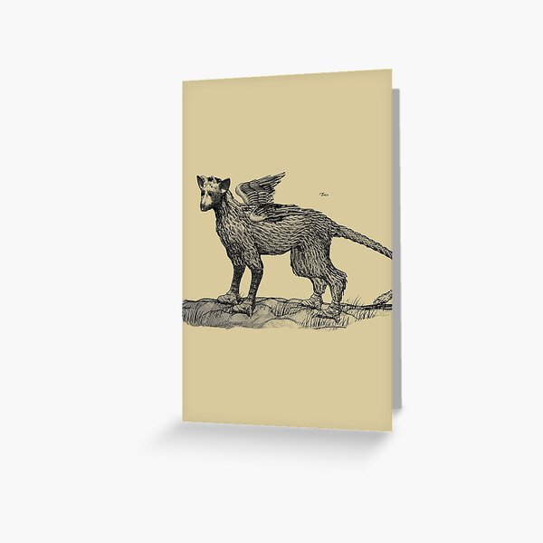 Trico from the last guardian  Greeting Card for Sale by Giulialibard