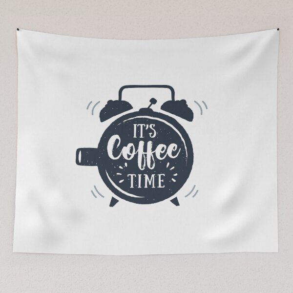 Item preview, It's Coffee Time. Creative Illustration. Inspirational Quote designed and sold by Sloth Astronaut.