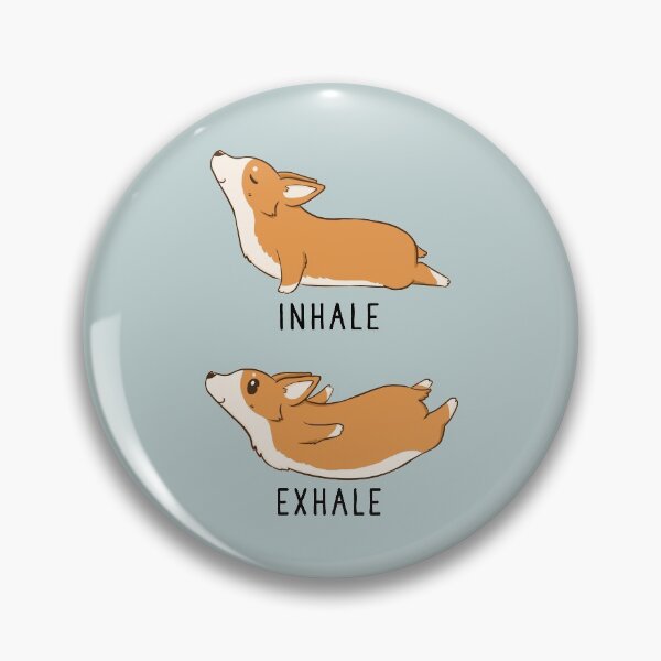Item preview, Inhale Exhale Corgi Yoga designed and sold by thepawster.