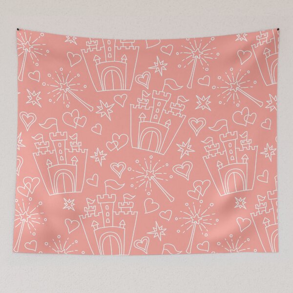 Item preview, pattern of little princess doodles designed and sold by kavalenkavart.