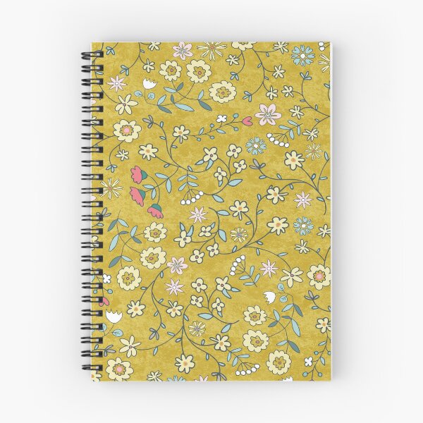 Item preview, Mini flowers on a yellow background designed and sold by colorofmagic.
