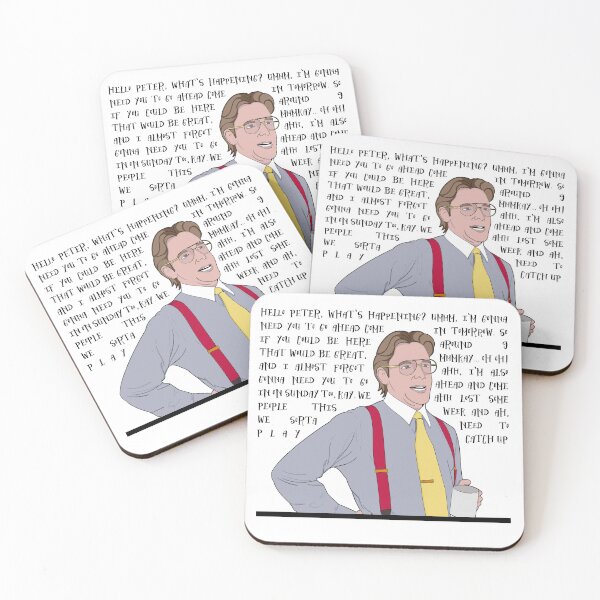 Item preview, Initech Bill Lumbergh Quote designed and sold by McPod.
