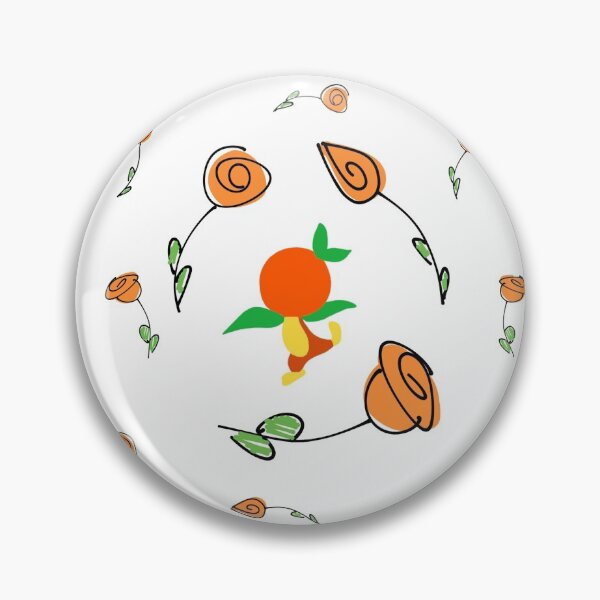 Item preview, Orange bird , orange flowers, flower and garden festival print  designed and sold by TheDoodleFairy.