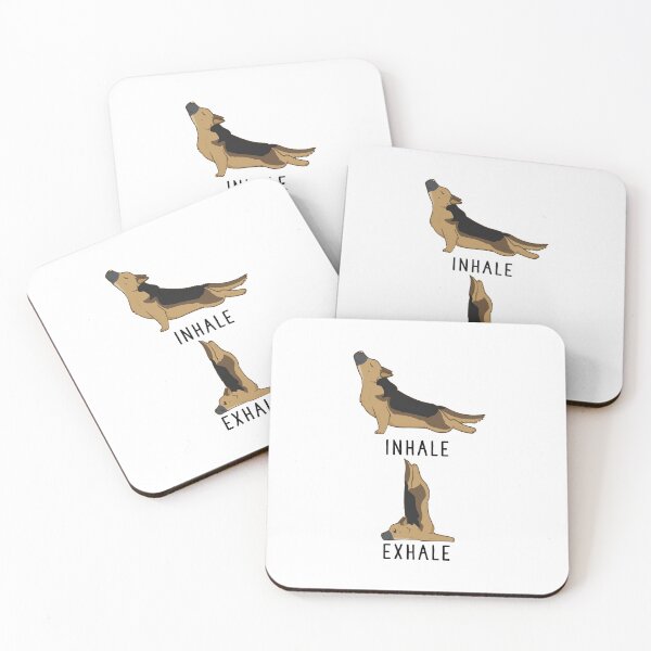 Item preview, Inhale Exhale German Shepherd Yoga designed and sold by thepawster.