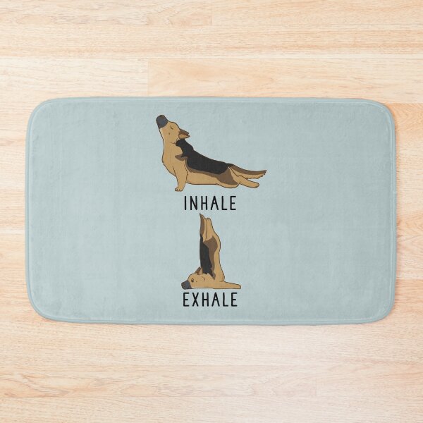 Item preview, Inhale Exhale German Shepherd Yoga designed and sold by thepawster.