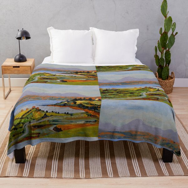 Streamstown Bay (Co. Galway, Ireland) Throw Blanket