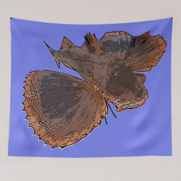 Item preview,  Striped Sea Robin Color Print  designed and sold by designsasstultd.