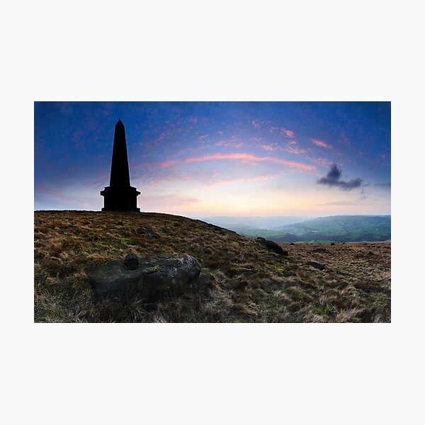 Stoodley Pike Sunset Photographic Print