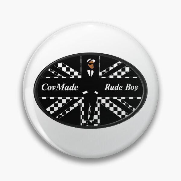 Item preview, CovMade Rude Boy Diversity Oval Badge Collection designed and sold by CovMadeGifts.