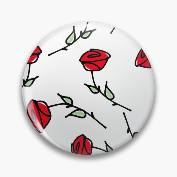 Item preview, Pretty red rose doodles / whimsical roses designed and sold by TheDoodleFairy.