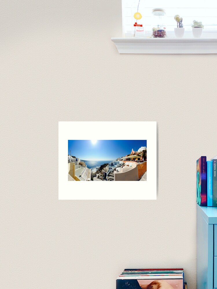 Thumbnail 2 of 3, Art Print, Oía Panorama, Santoríni designed and sold by sjbowen.