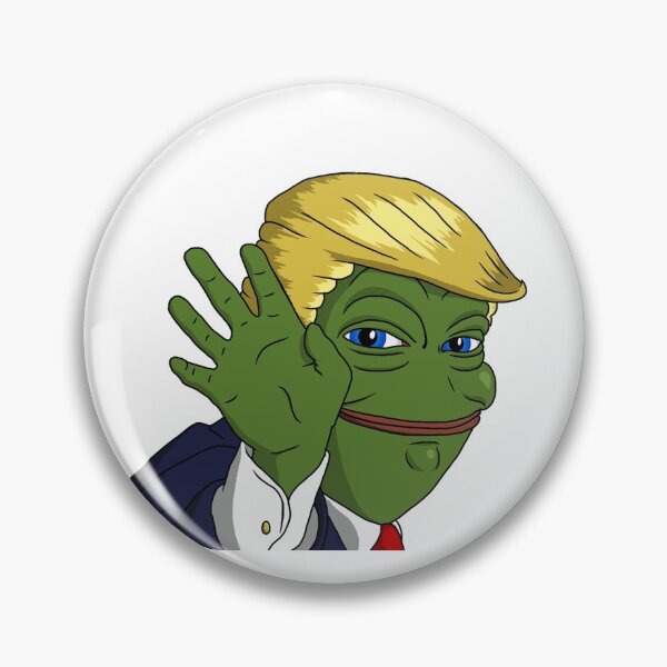 Item preview, PEPE THE FROG TRUMP DANK MEME MASQUE designed and sold by Mileau.