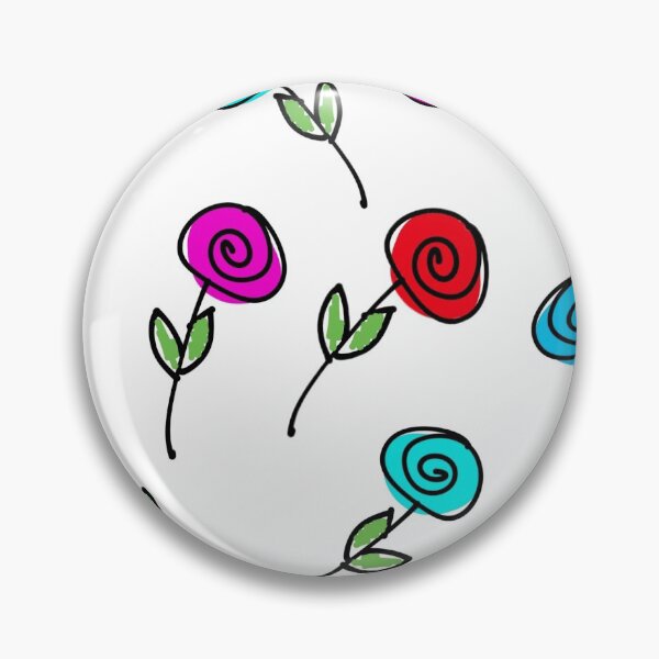 Item preview, Whimsical flower doodles  designed and sold by TheDoodleFairy.