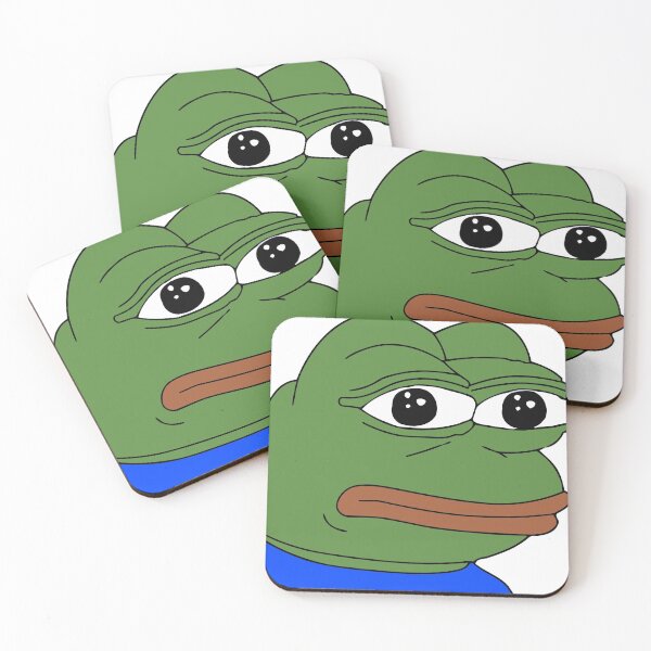 Item preview, PEPE THE FROG OFFICIEL MASQUE MEME designed and sold by Mileau.