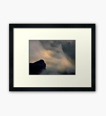 morning mist eastern arthur range Framed Print