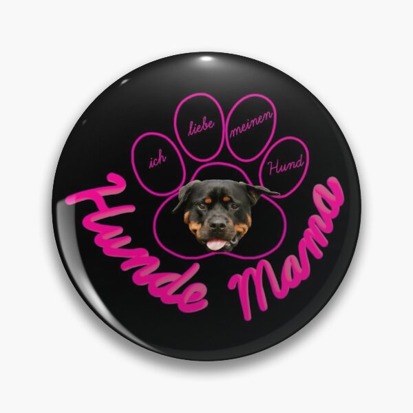 Item preview, Hundemama Rottweiler Pink Paw designed and sold by JWDesigns777.