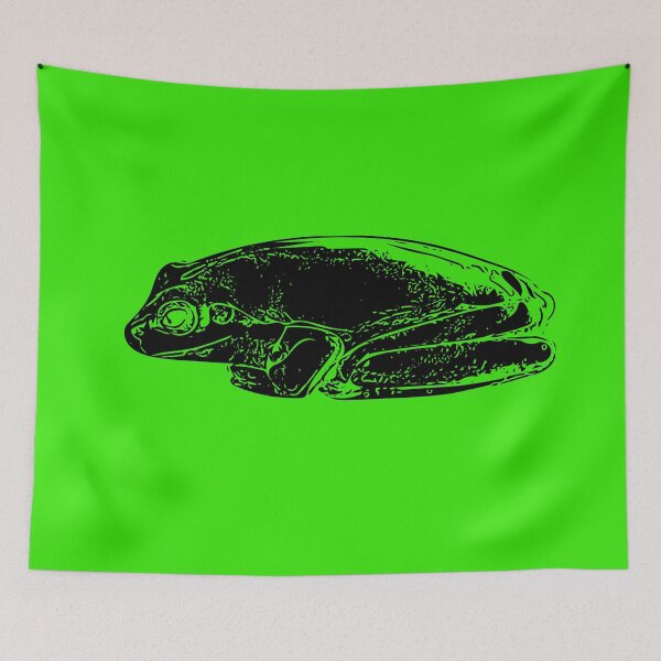 Item preview,  Northern Dwarf Tree Frog Black Print  designed and sold by designsasstultd.