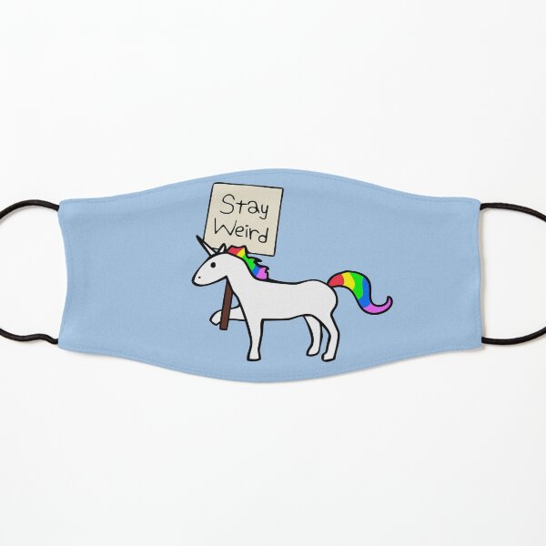 Stay Weird, Unicorn Kids Mask