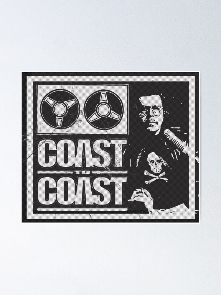 "Art Bell - Coast to Coast AM [distressed]" Poster for Sale by elevens
