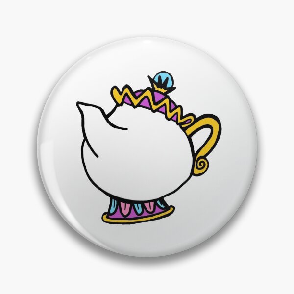 Item preview, Enchanted fairytale Teapot doodle  designed and sold by TheDoodleFairy.