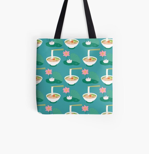 Traditional Vietnamese Pho All Over Print Tote Bag