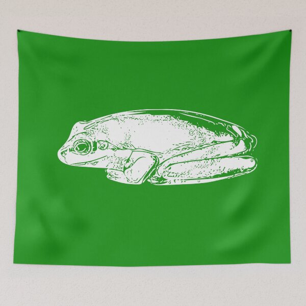 Item preview,  Northern Dwarf Tree Frog White Print  designed and sold by designsasstultd.