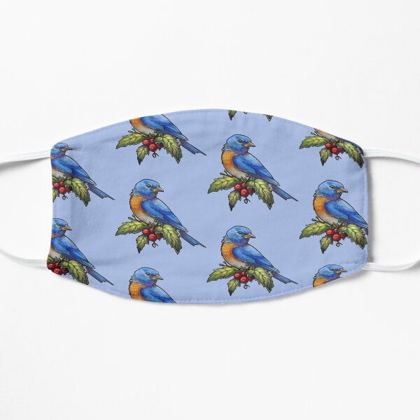 Holiday Bird American Bluebird Mask