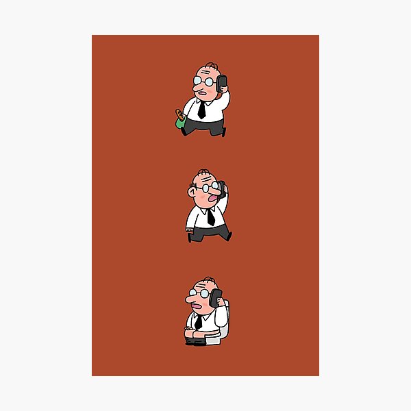 Man at work Photographic Print