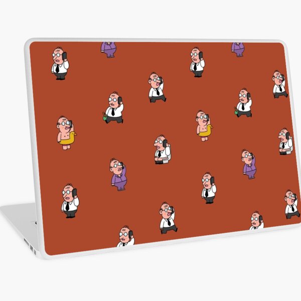 Man at work Laptop Skin