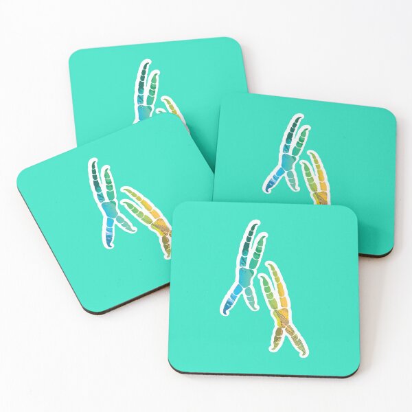 Item preview, Parrot Footprints (Blue Paint Print) designed and sold by Thoughtscrawl.