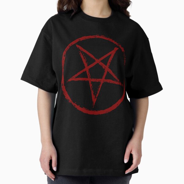 Artikel-Vorschau von Rotes abgenutztes Pentagramm, designt und verkauft von MedievalWear.