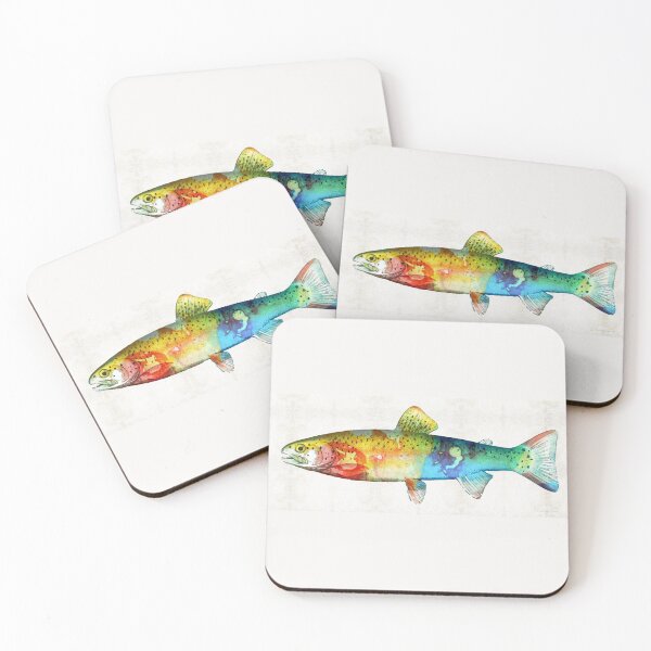 Item preview, Rainbow Trout Art by Sharon Cummings designed and sold by Sharon Cummings Art.