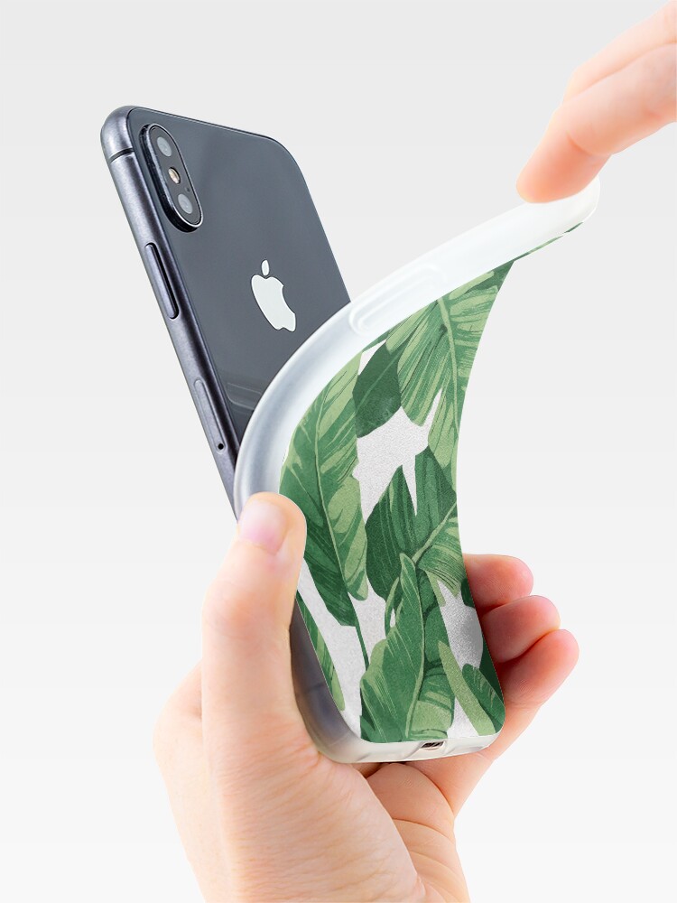 Alternate view of Tropical banana leaves II iPhone Case & Cover