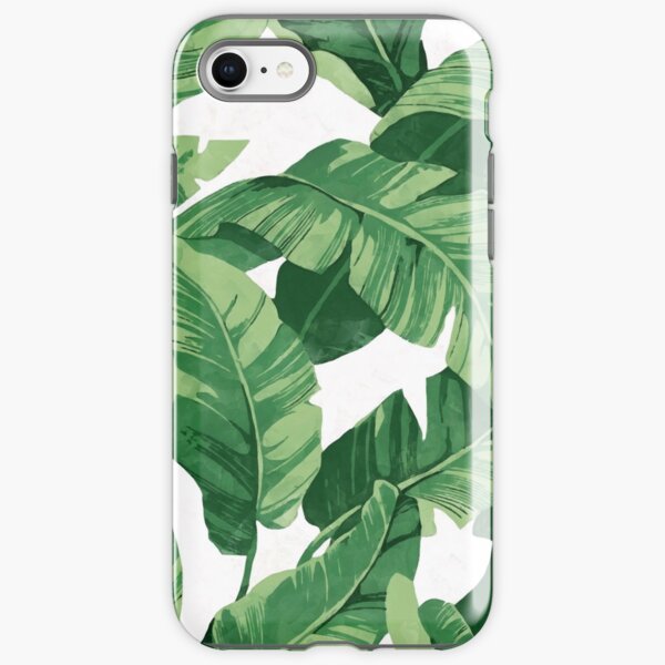 Tropical banana leaves II iPhone Tough Case