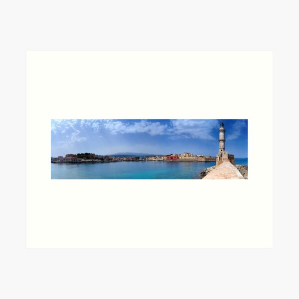 Chaniá Harbour, Crete Art Print
