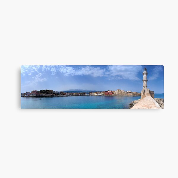 Chaniá Harbour, Crete Metal Print
