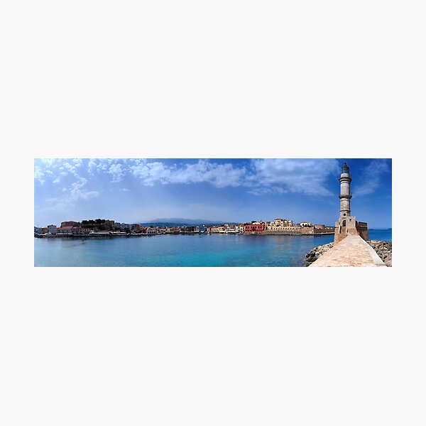 Chaniá Harbour, Crete Photographic Print