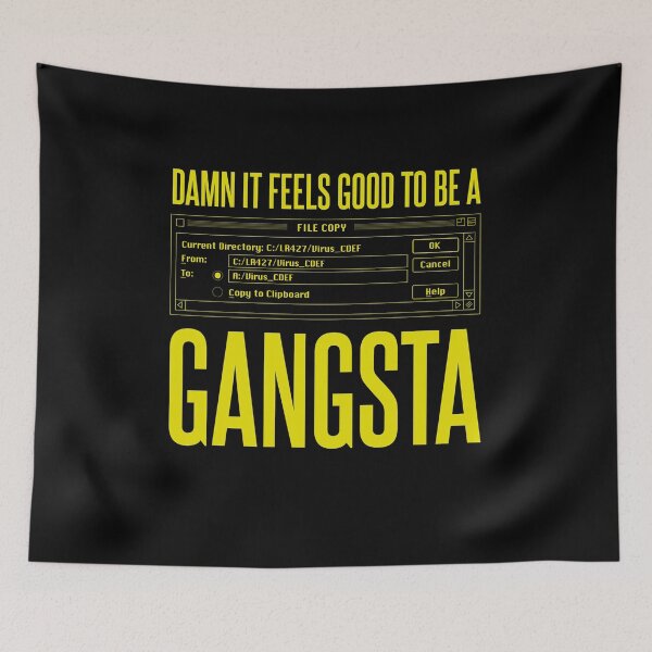 Item preview, Initech Good to be a Gangsta Virus Def designed and sold by McPod.