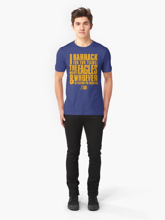Alternate view of Two Teams: Eagles Slim Fit T-Shirt