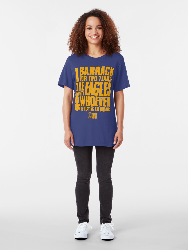 Alternate view of Two Teams: Eagles Slim Fit T-Shirt