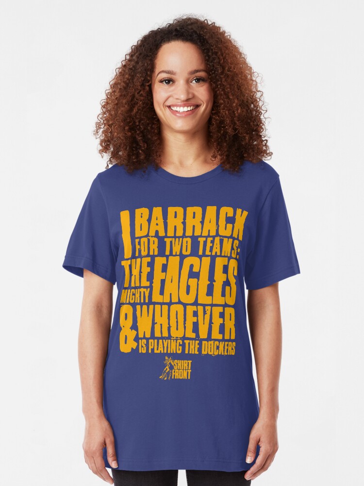 Alternate view of Two Teams: Eagles Slim Fit T-Shirt