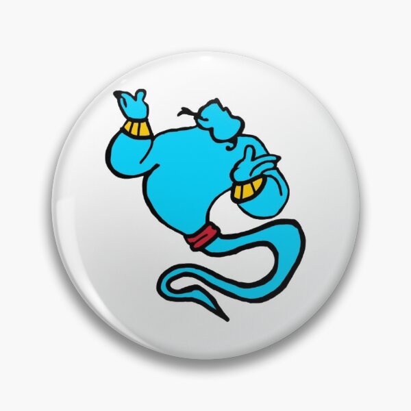 Item preview, Blue wishing genie designed and sold by TheDoodleFairy.