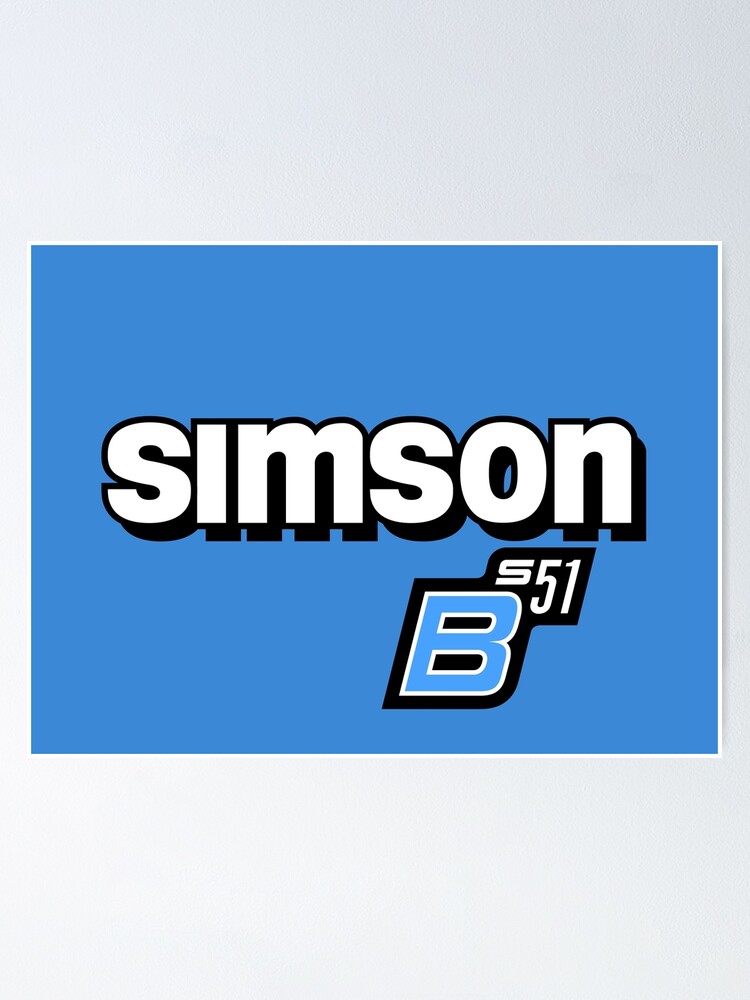 Simson S51 B Logo (v2) | Poster