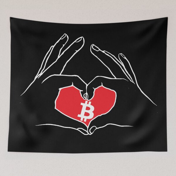 Item preview, Copy of i love Bitcoin designed and sold by jiggabola.