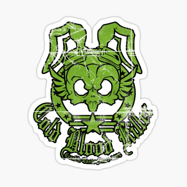 Cold Blood Killer distressed Sticker