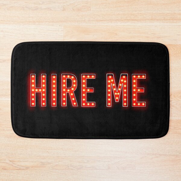 Item preview, Hire Me in Lights designed and sold by drawbey.